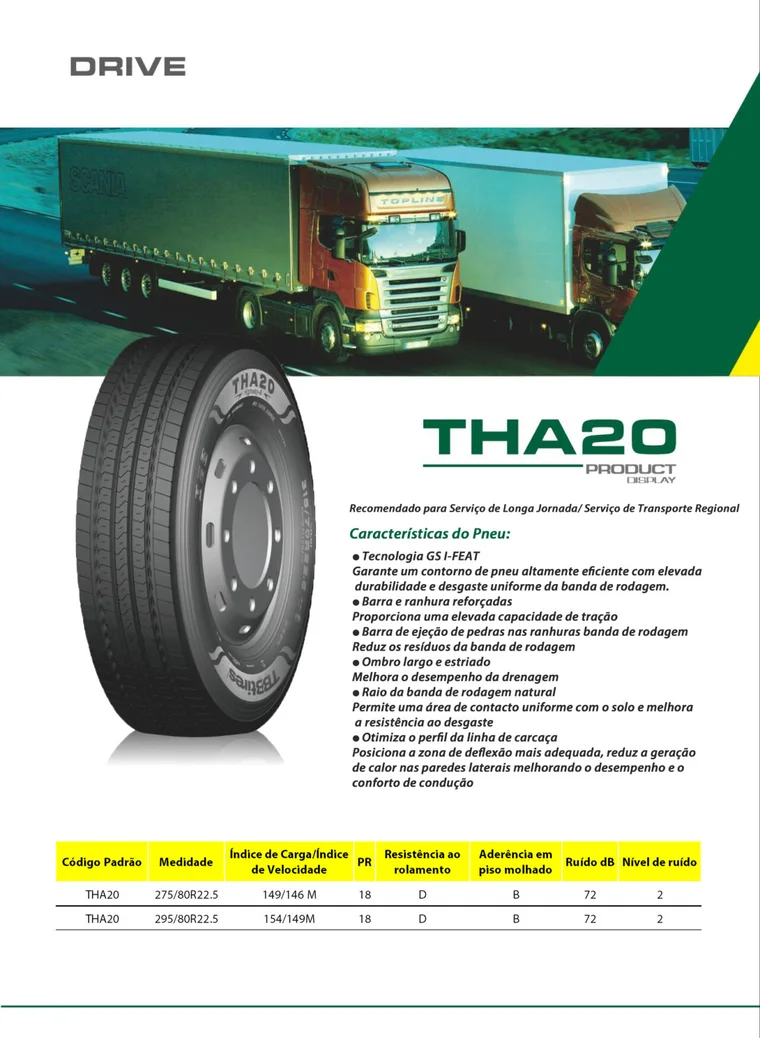 Capa do catálogo TBB Tires Truck